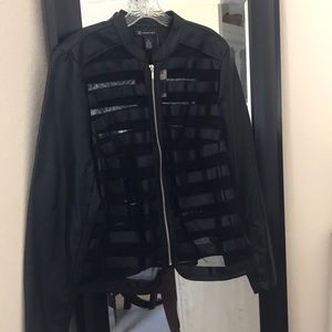 INC International Concepts Faux leather jacket